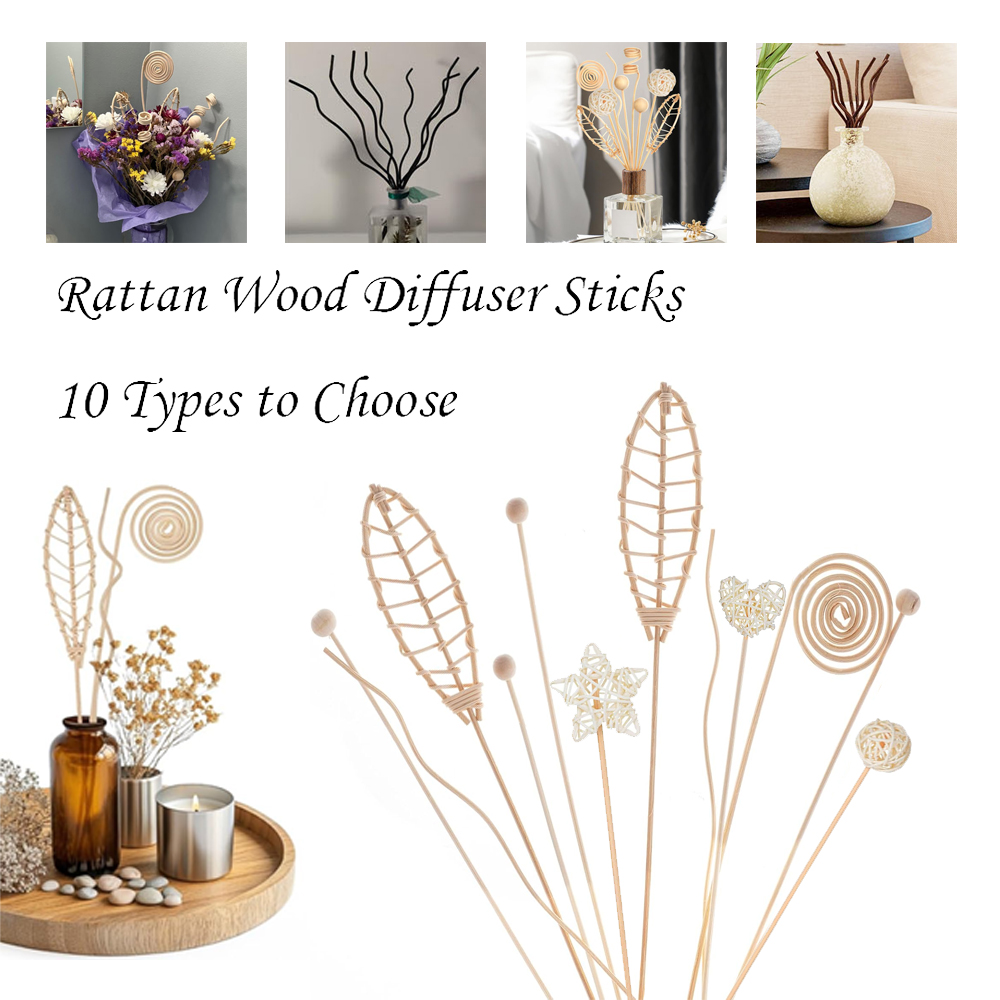 5/15Pcs Long Wavy Rattan Reed  - đánh giá và giá Home Fragrance Diffuser Refills