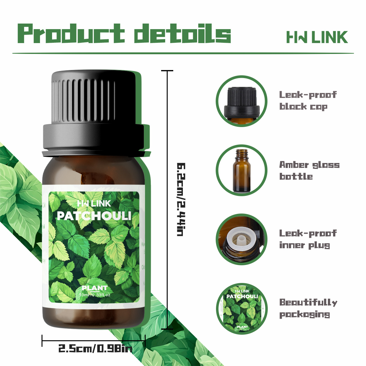 10ml Patchouli Essential Oils  - đánh giá và giá Home Fragrance Diffuser Oil