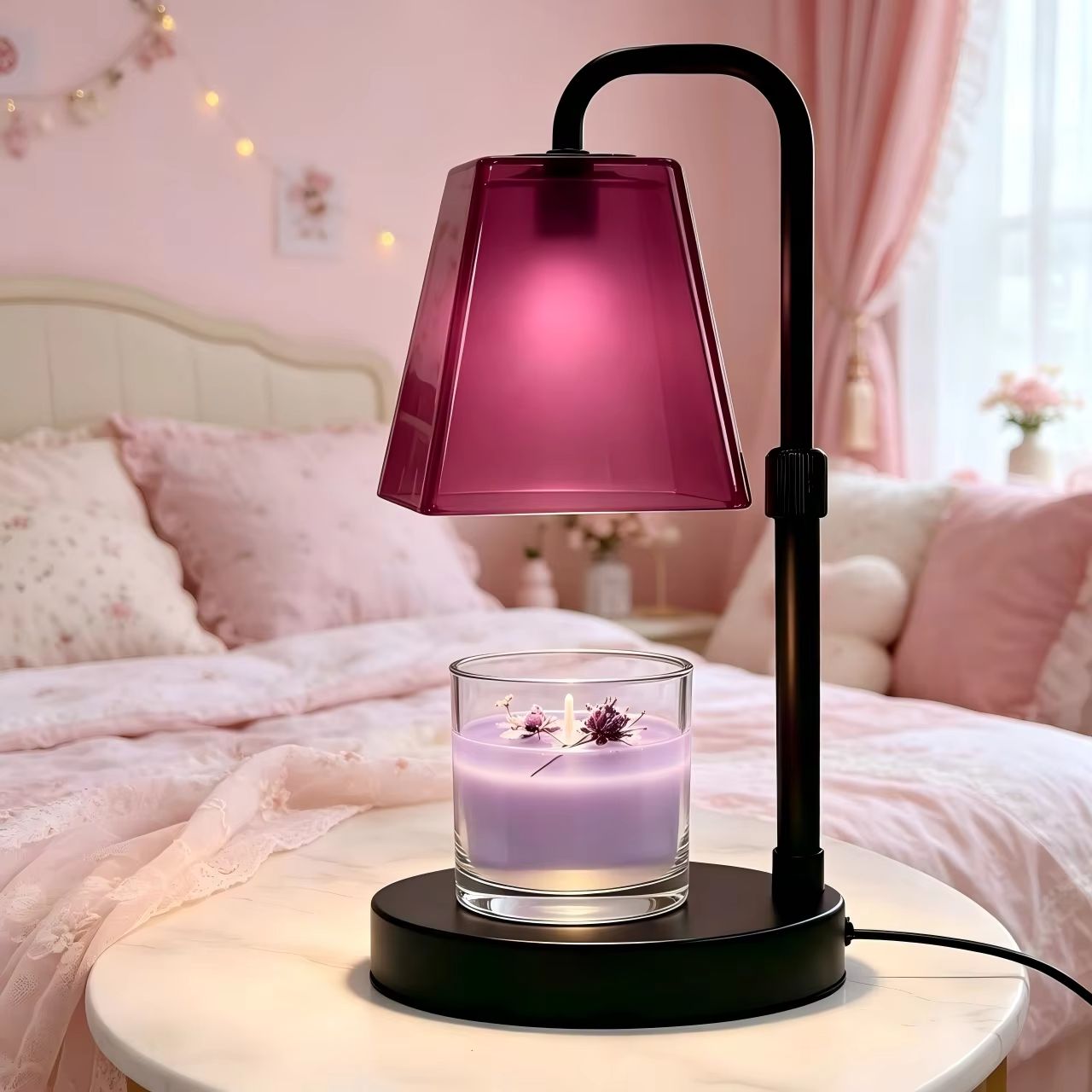Rose Red Glass Candle Warmer L - đánh giá và giá Home Fragrance No 4