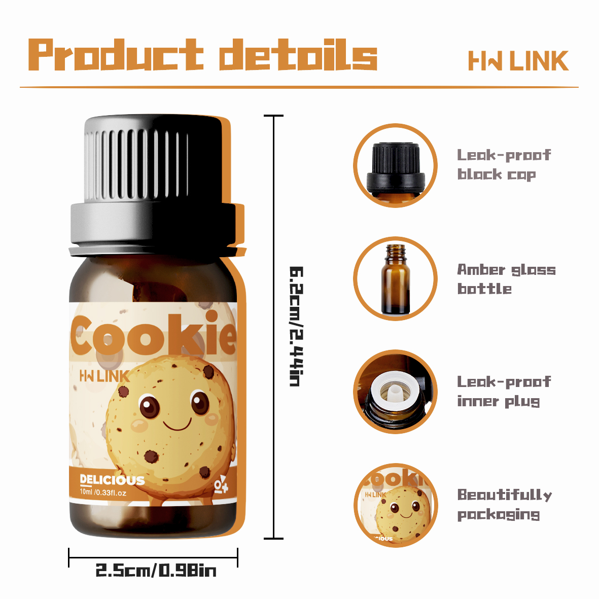 10ml Cookie Essential Oils  fo - đánh giá và giá Home Fragrance Diffuser Oil