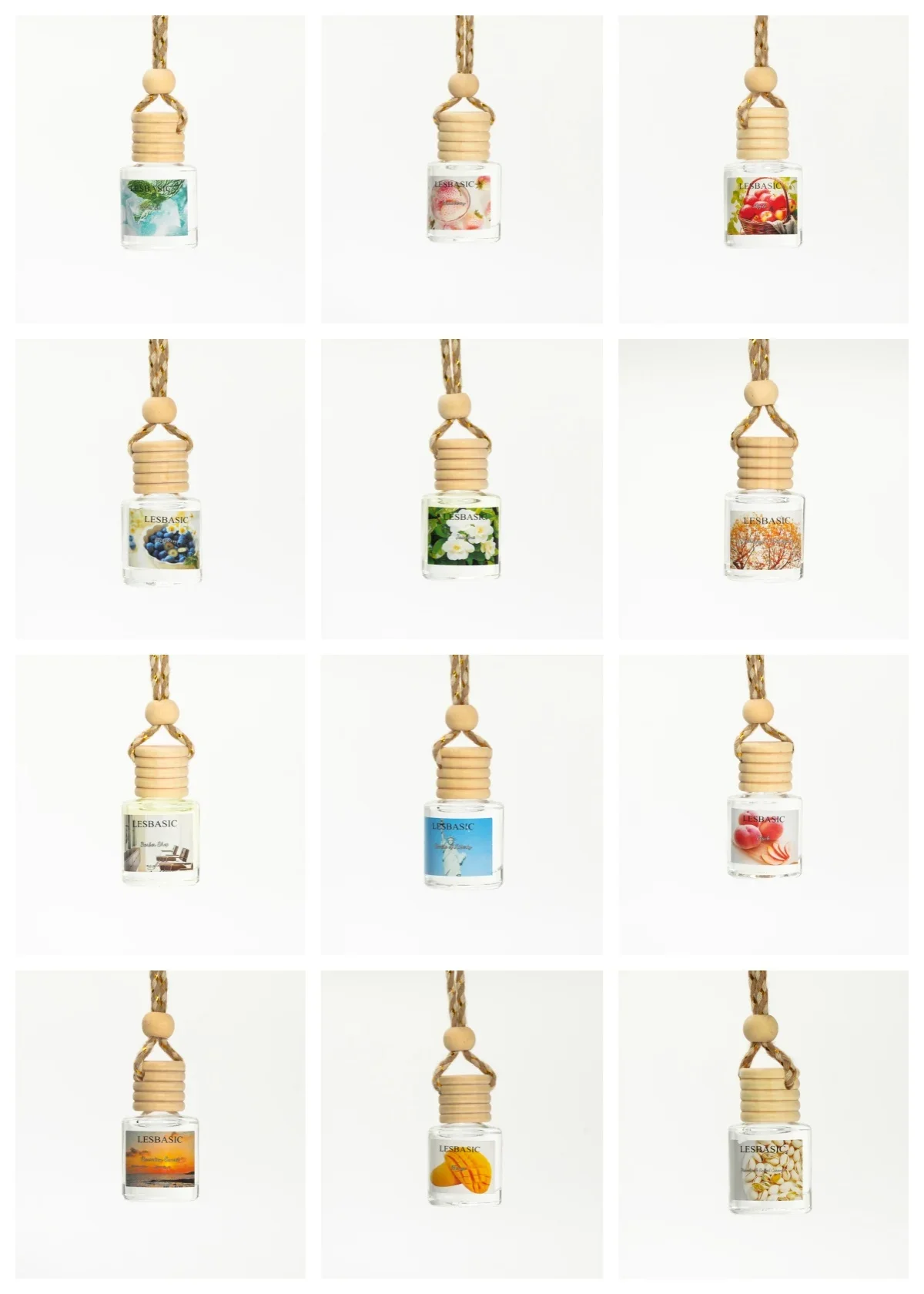 Mini Glass Bottle Hanging Car  - đánh giá và giá Home Fragrance Options