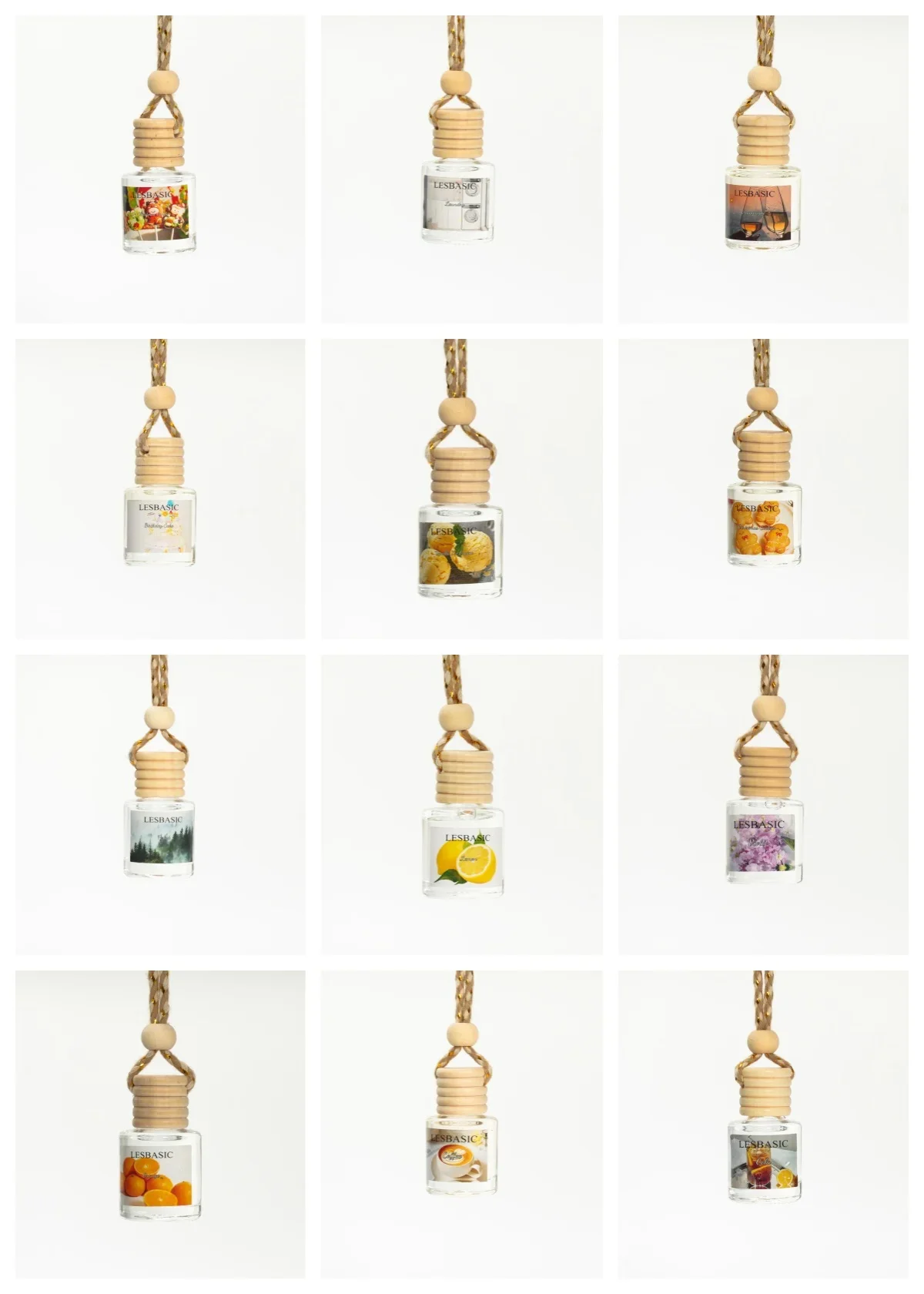 Mini Glass Bottle Hanging Car  - đánh giá và giá Home Fragrance Options
