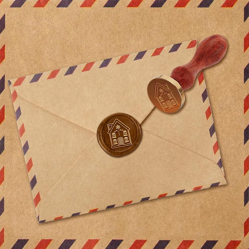 1pcs House Wax Sealing Stamp C - đánh giá và giá Home Fragrance Gingerbread