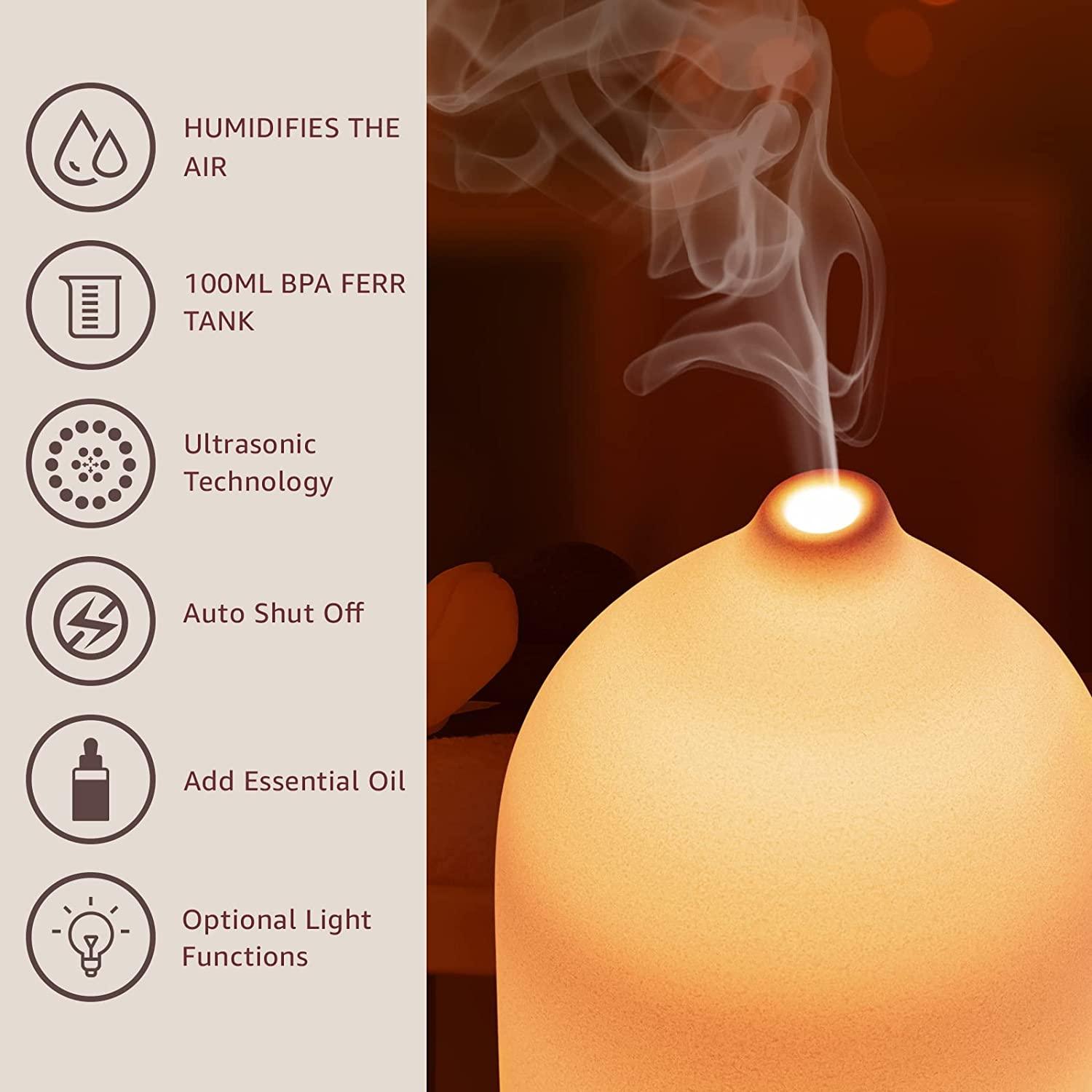 100ml Ceramic Essential Oil Di - đánh giá và giá Home Fragrance Diffuser Oil