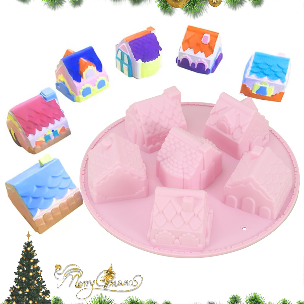 Silicone 6 Cavity Gingerbread  - đánh giá và giá Home Fragrance Gingerbread