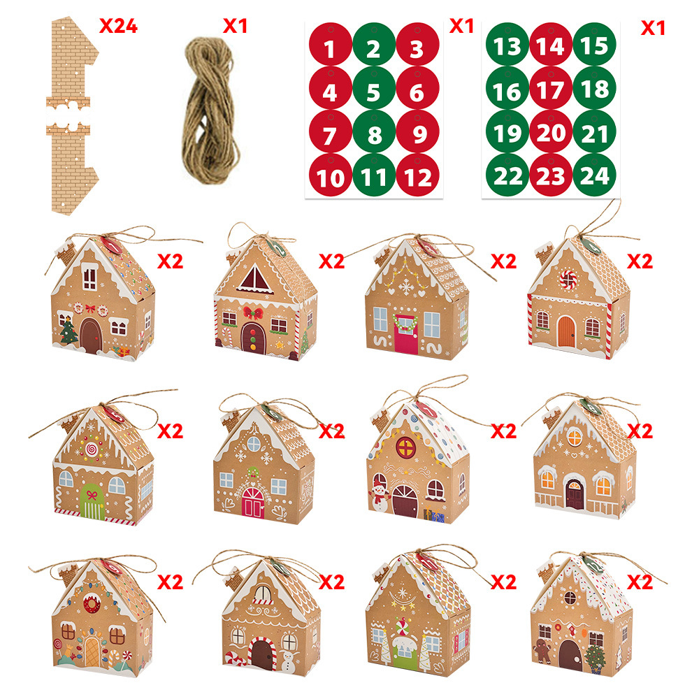 24Pcs Christmas Gingerbread Tr - đánh giá và giá Home Fragrance Gingerbread