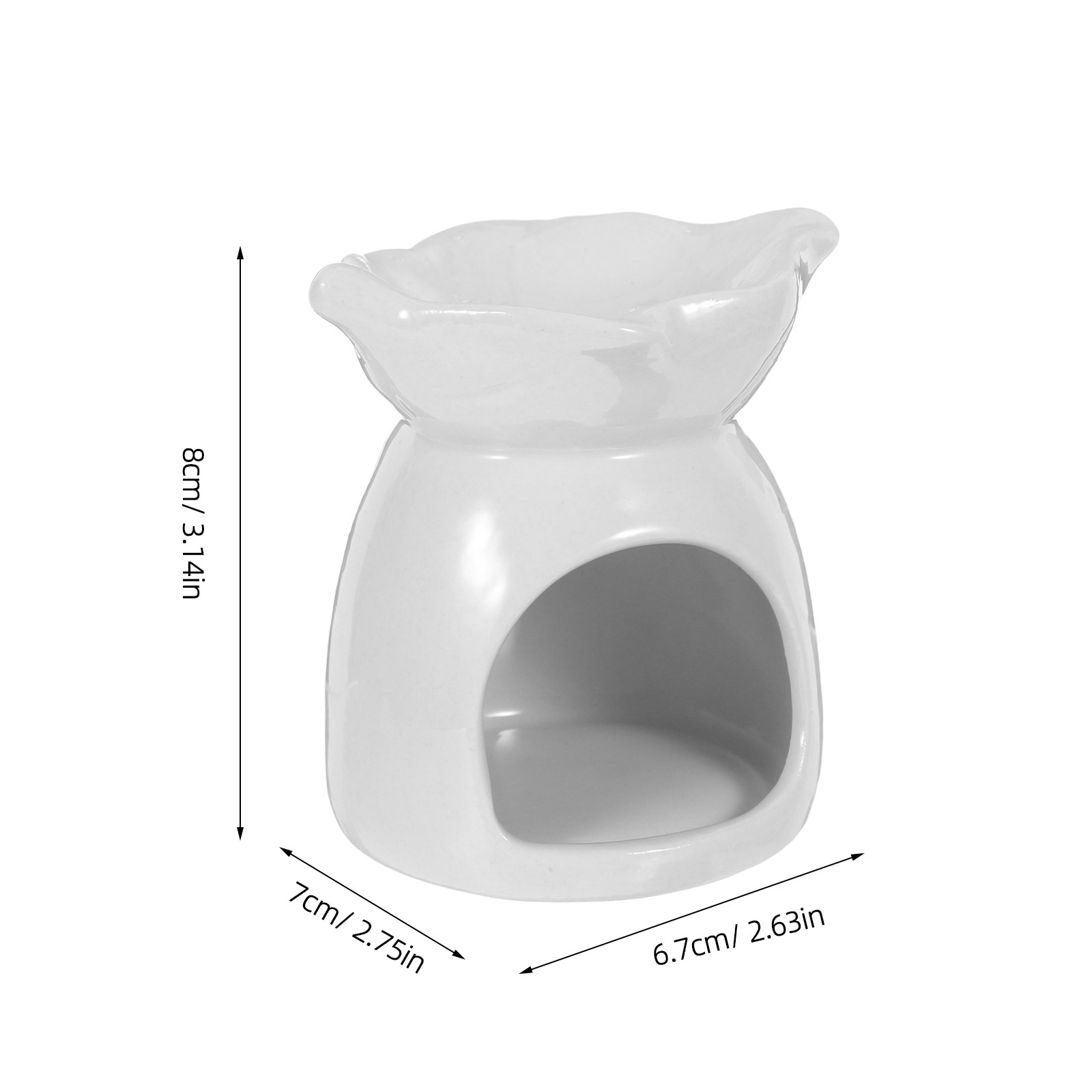 Ceramic Holder Elegant Leaf-Sh - đánh giá và giá Home Fragrance Diffuser Oil