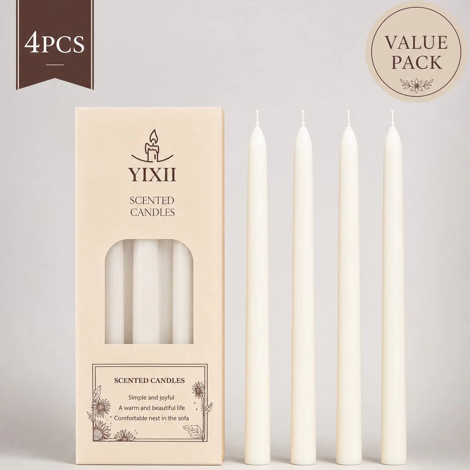 4 Pieces Vertical Striped Long - đánh giá và giá Home Fragrance No 4