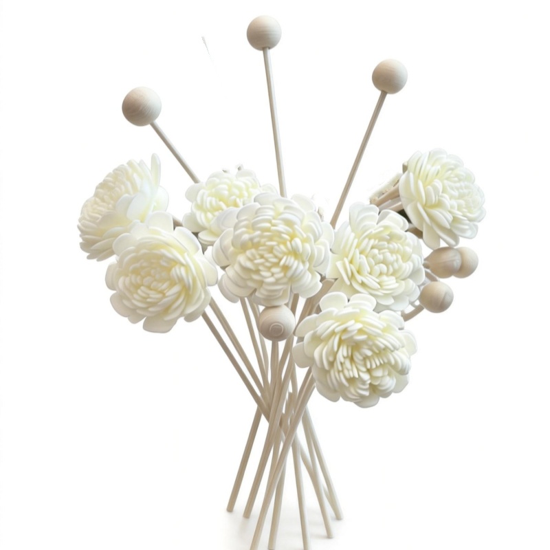 10PCS Artificial Flower Rattan - đánh giá và giá Reed Diffuser Set