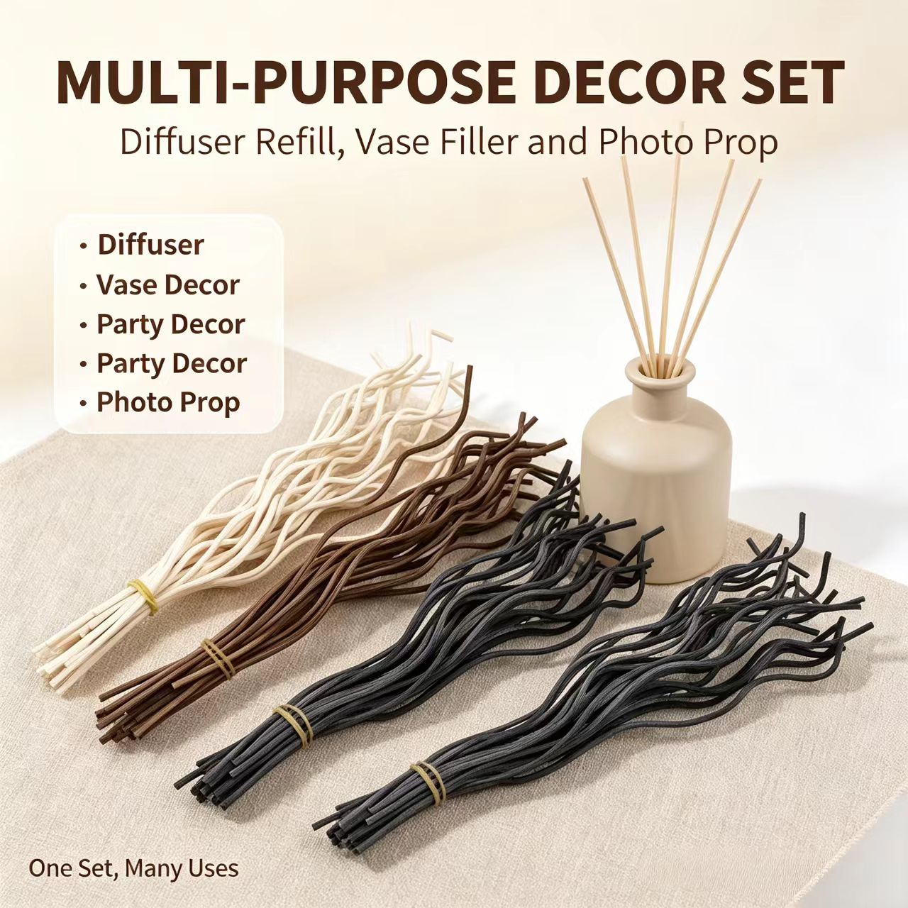 20Pcs Long Wavy Rattan Reed Di - đánh giá và giá Home Fragrance Diffuser Refills