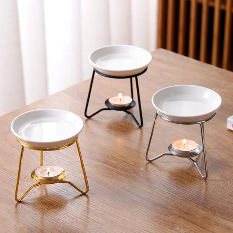 Creative Metal Rack Ceramic Bo - đánh giá và giá Home Fragrance Oil Burner