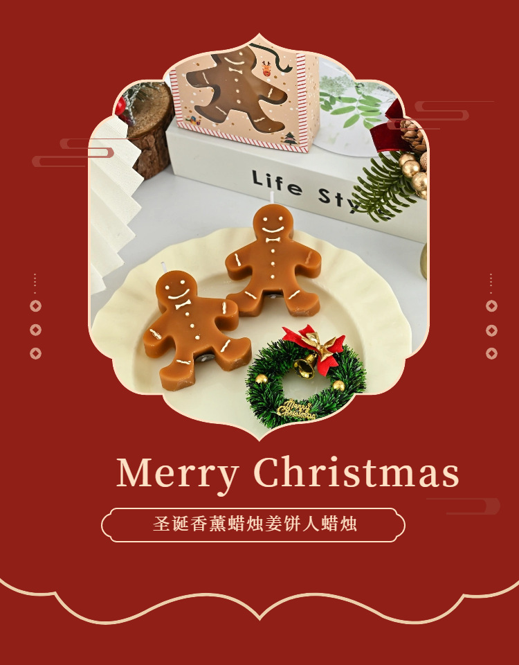 Gingerbread Man Christmas Arom - đánh giá và giá Home Fragrance Gingerbread
