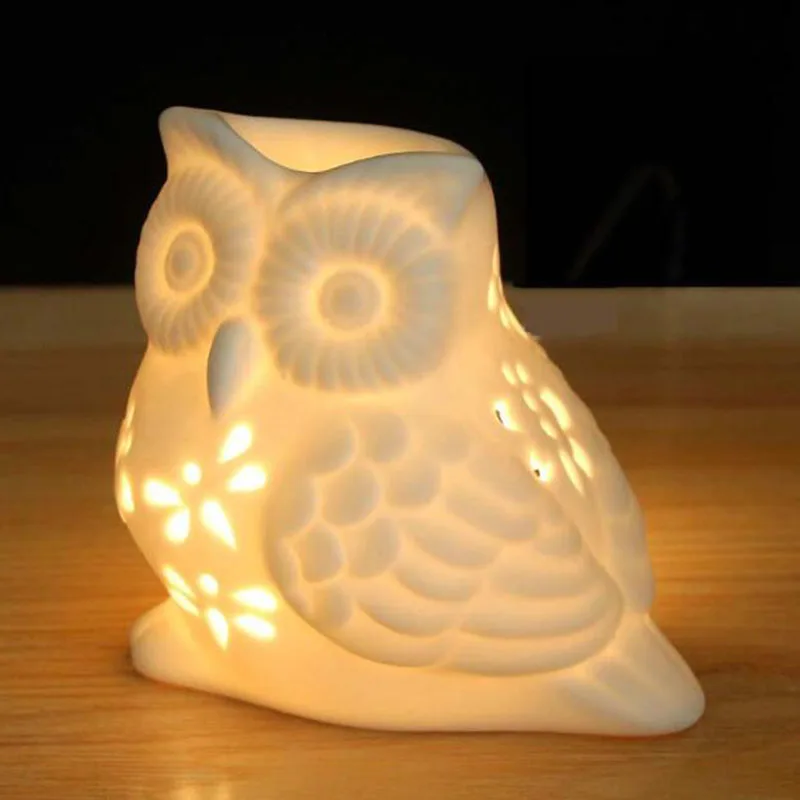 Porcelain Hollow Owl Aromather - đánh giá và giá Home Fragrance Oil Burner