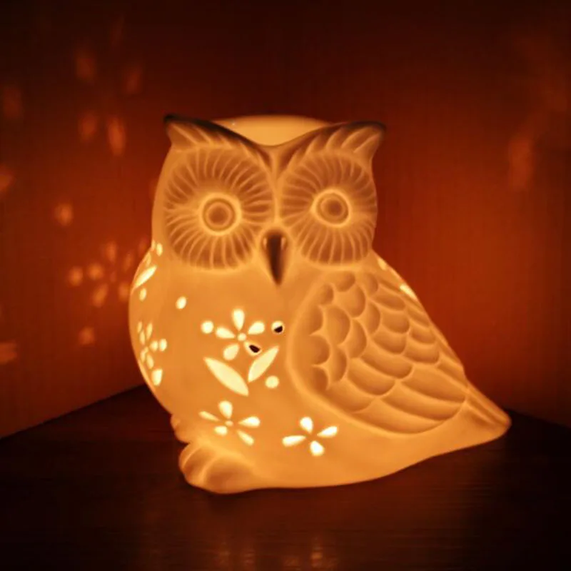 Porcelain Hollow Owl Aromather - đánh giá và giá Home Fragrance Oil Burner