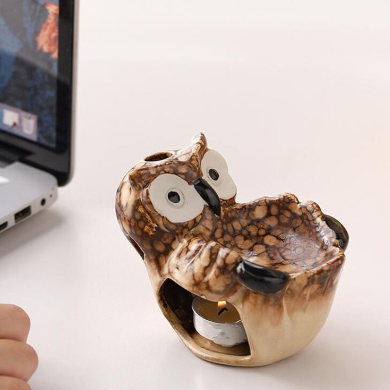 Ceramic Hollow Owl Aromatherap - đánh giá và giá Home Fragrance Oil Burner