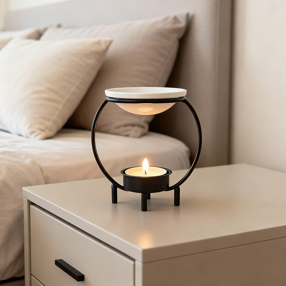 Creative Iron Aroma Candle Hol - đánh giá và giá Home Fragrance Oil Burner