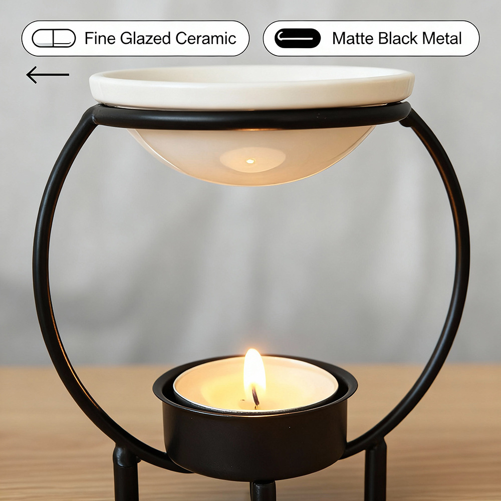 Creative Iron Aroma Candle Hol - đánh giá và giá Home Fragrance Oil Burner