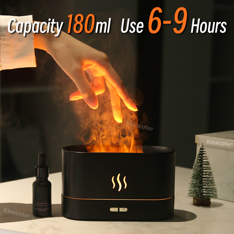 USB Desktop Flame Aroma Diffus - đánh giá và giá Home Fragrance Diffuser Oil