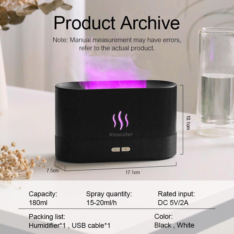USB Desktop Flame Aroma Diffus - đánh giá và giá Home Fragrance Diffuser Oil