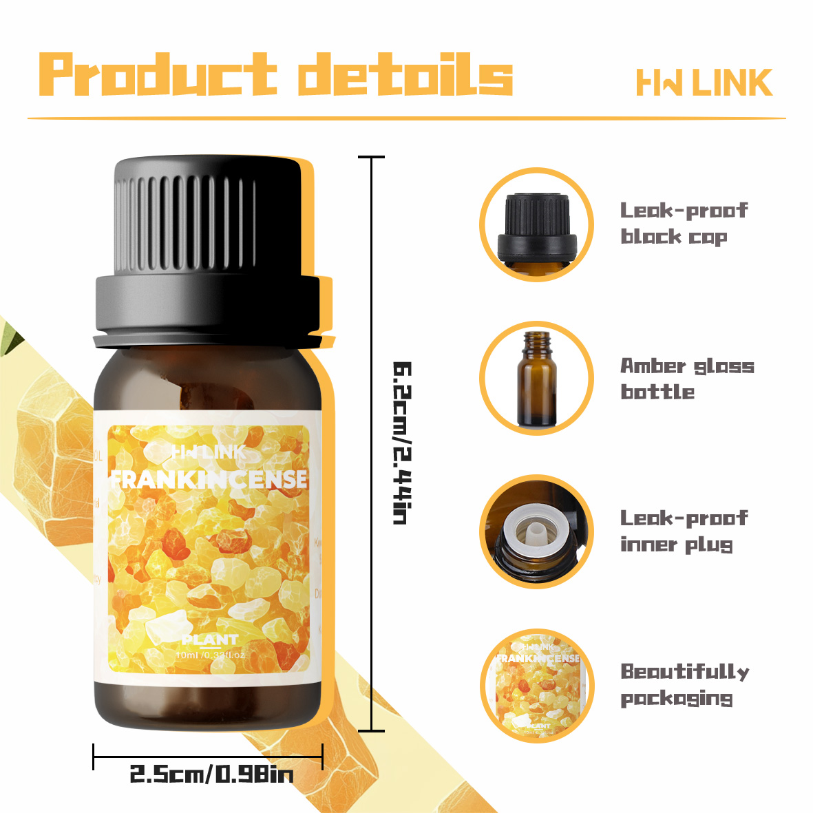 Frankincense Essential Oil 10m - đánh giá và giá Home Fragrance Diffuser Oil